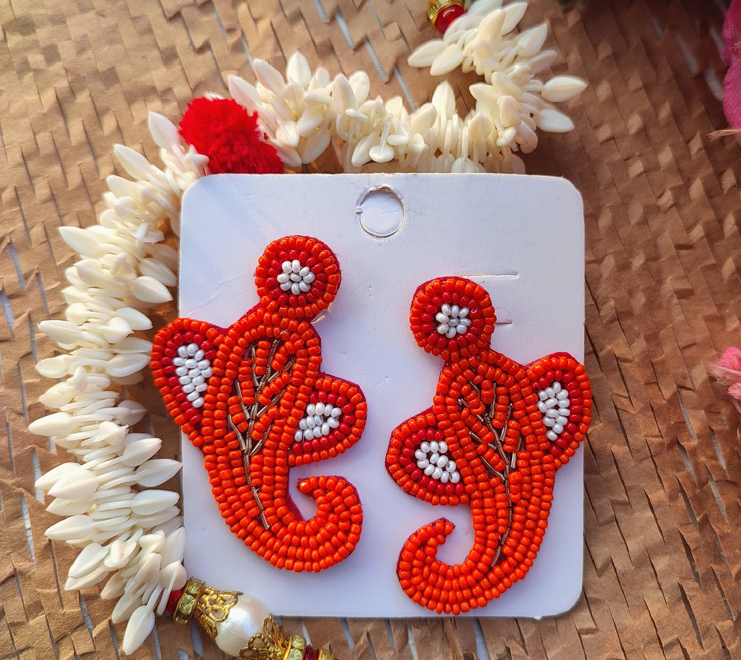Beaded Bappa Earring