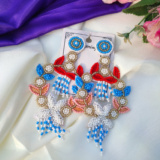 Aurelia Bloom Beaded Earring