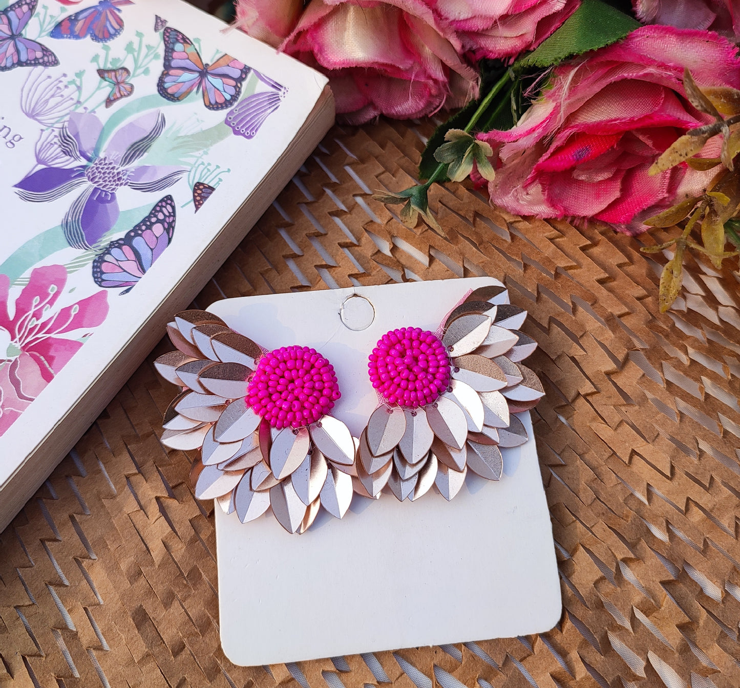 Petal Bloom Beaded Earring