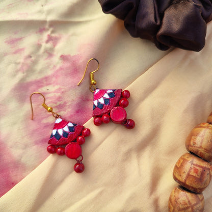 Vanika Traditional Handmade - Handpainted Necklace Set With Earrings