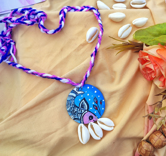 "Meenmridula" Reversible  Necklace Set