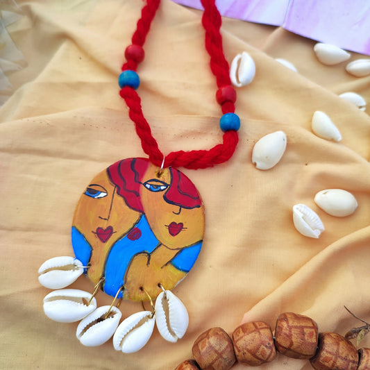 Artistic Duo Necklace Set
