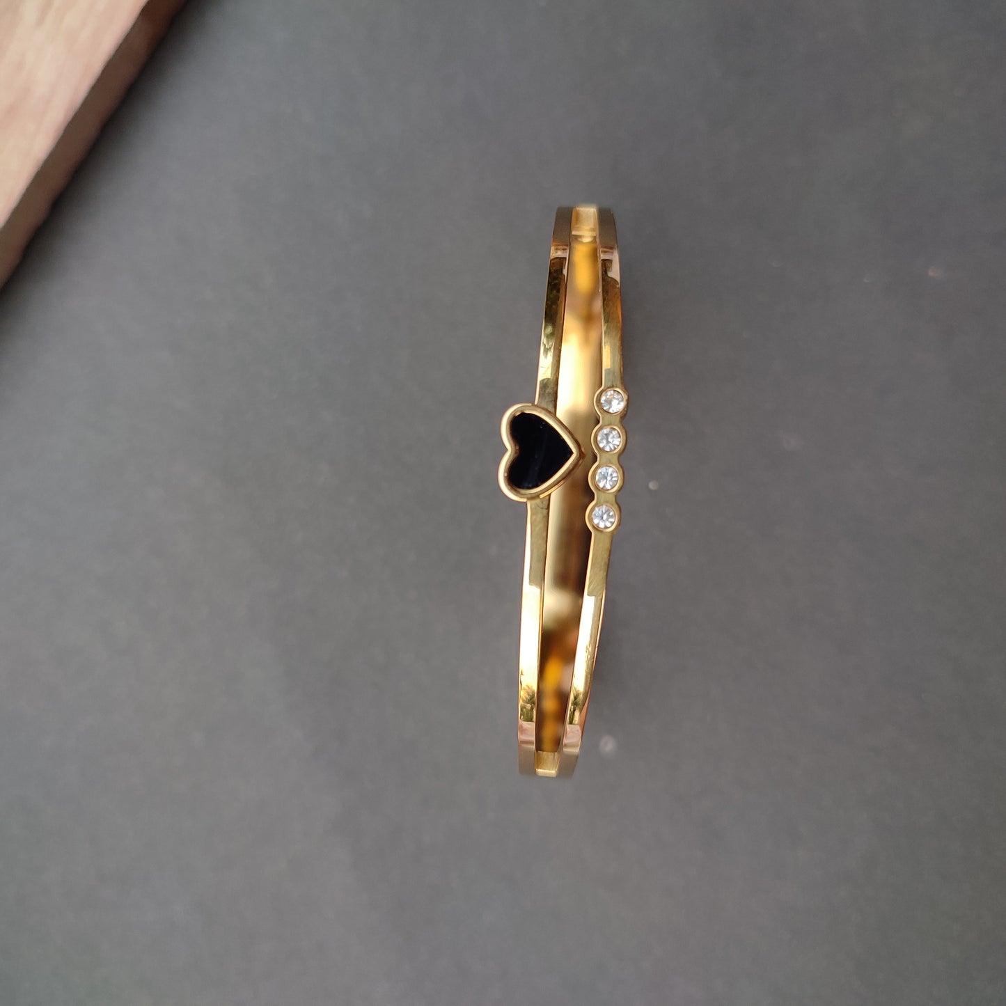 Midnight Heart  Bangle