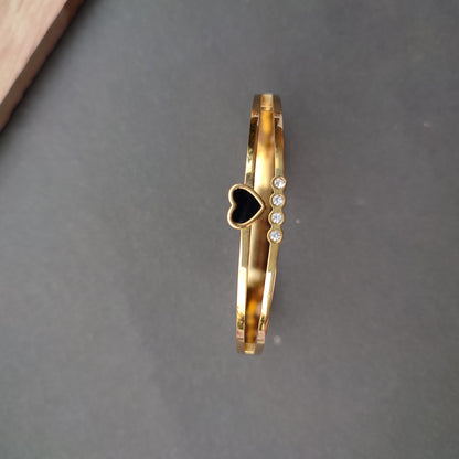 Midnight Heart  Bangle