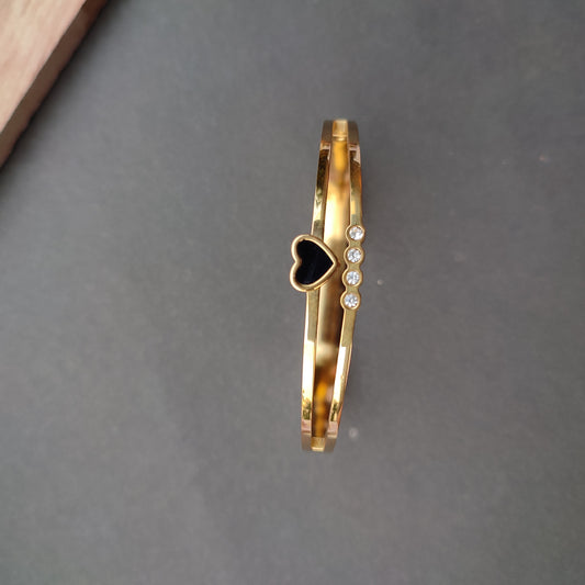 Midnight Heart  Bangle