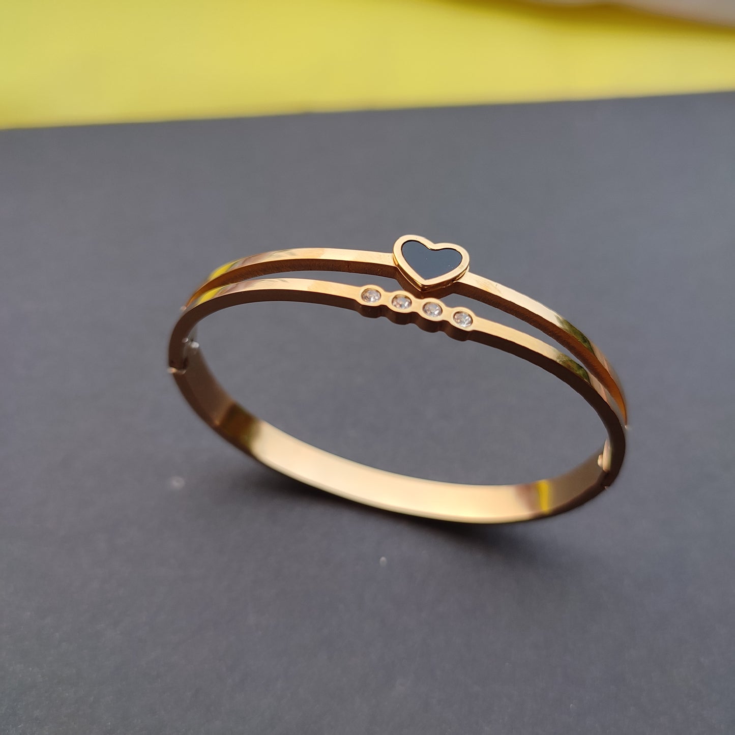 Midnight Heart  Bangle