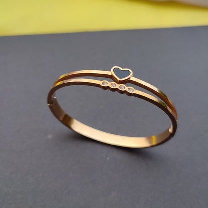 Midnight Heart  Bangle